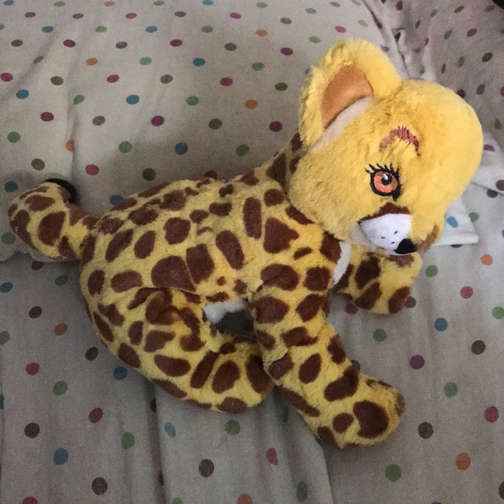 Stuffed animal leopard